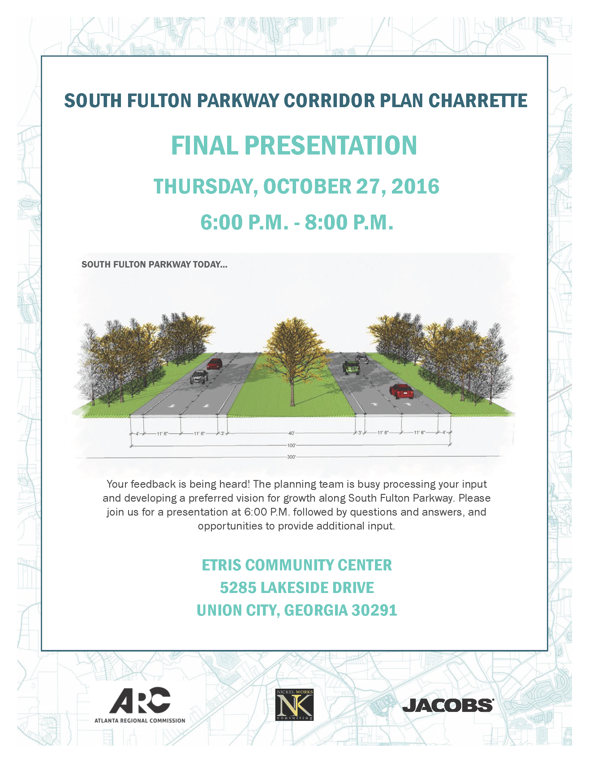 Input Requested for South Fulton Parkway Corridor Plan Council for